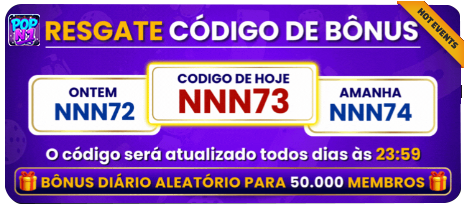 AT C BONUS ALEATORIODIARIO R$8888 POP 12VEZESAODIA